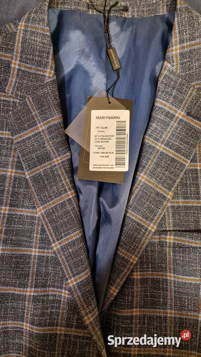 Męska MARYNARKA Pako Lorente Rozmiar 60 krata Lublin sprzedam