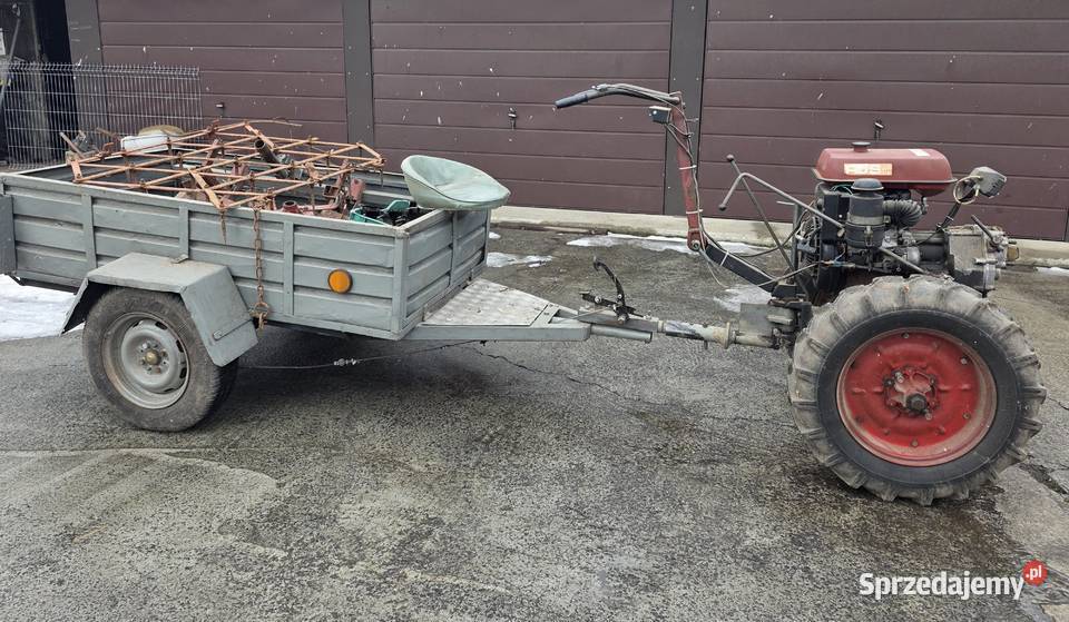 Mikrociągnik RJS1 z osprzętem nieuszkodzony Niepołomice