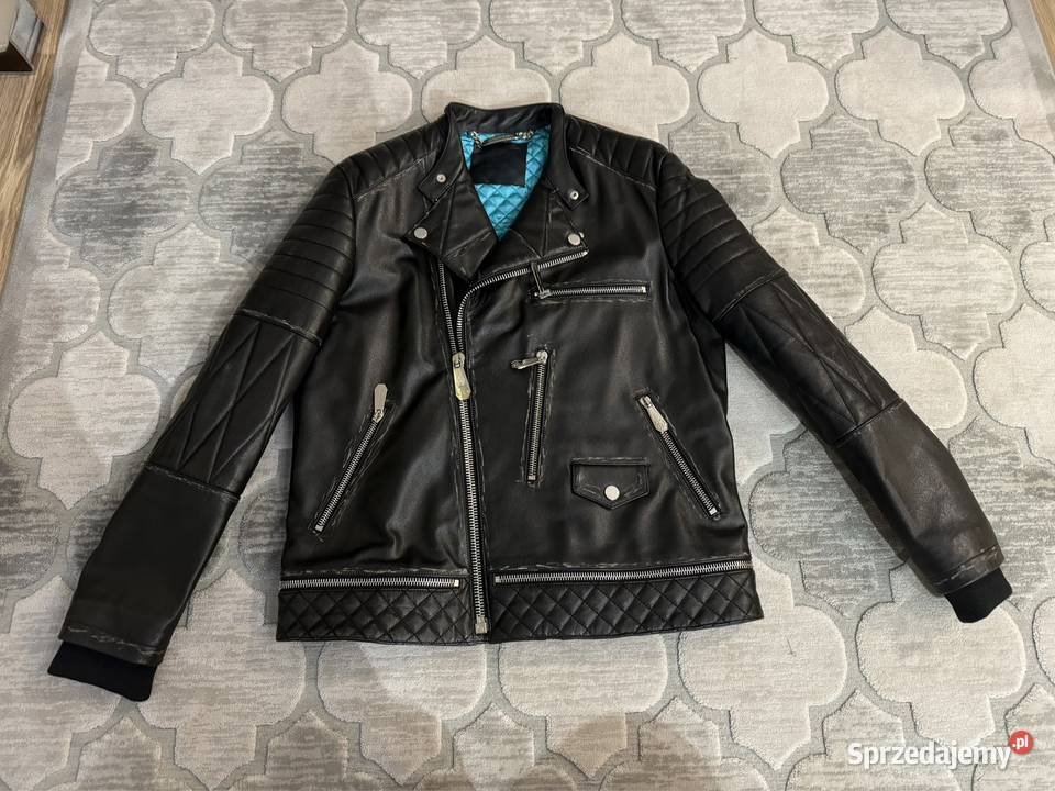 Kurtka skórzana Philipp Plein XXL nowa Wiosenna/Jesienna  Lublin