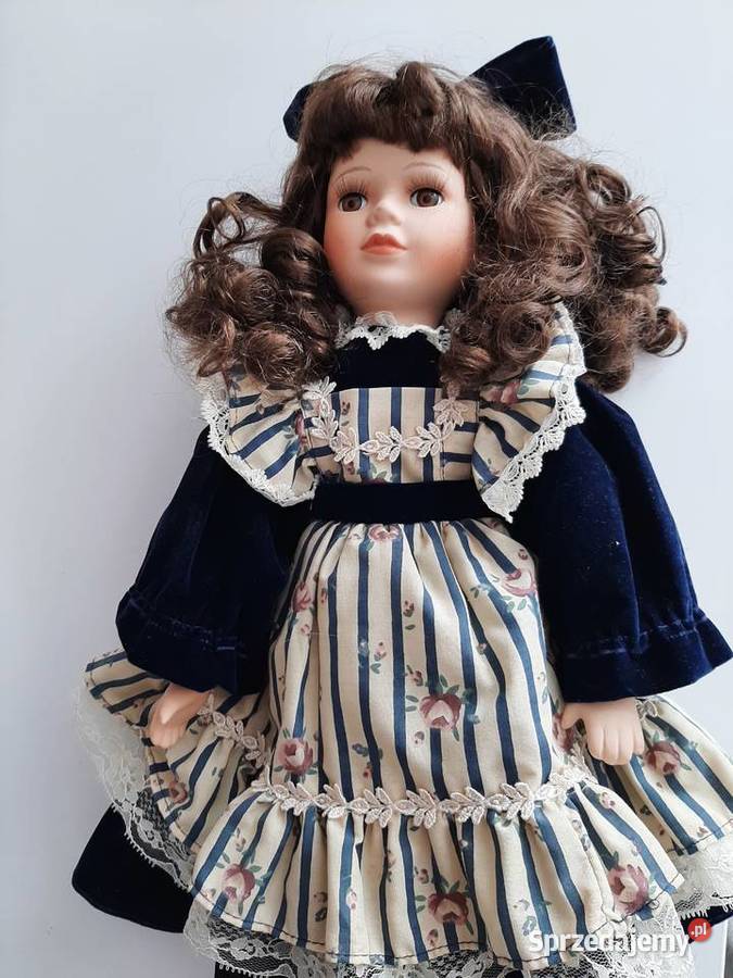 Śliczna stara kolekcjonerska lalka porcelanowa Inowrocław sprzedam