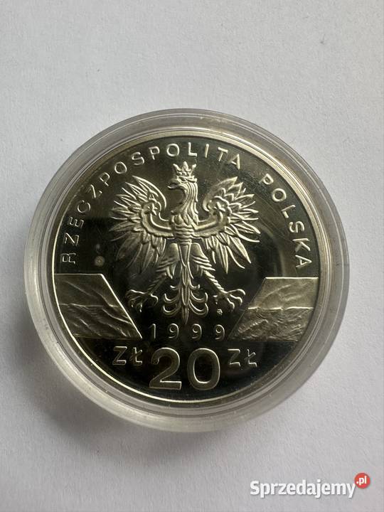 Moneta kolekcjonerska Wilk małopolskie Jawiszowice