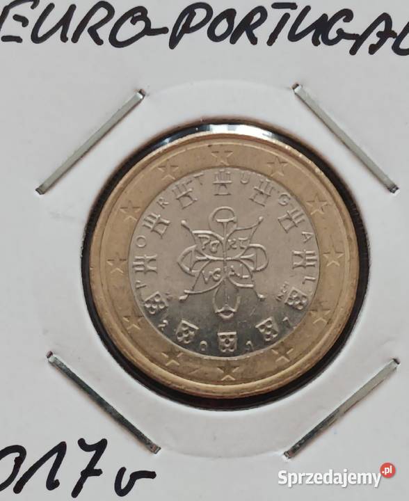 1 Euro Portugalia 2017 r Konin sprzedam