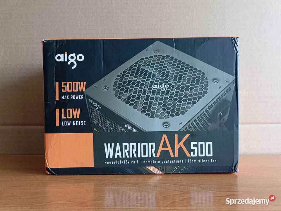 NOWY Zasilacz ATX Aigo 500W Węgrów