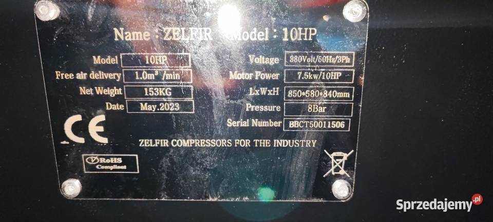 Kompresor śrubowy Zelfir Sucha Beskidzka