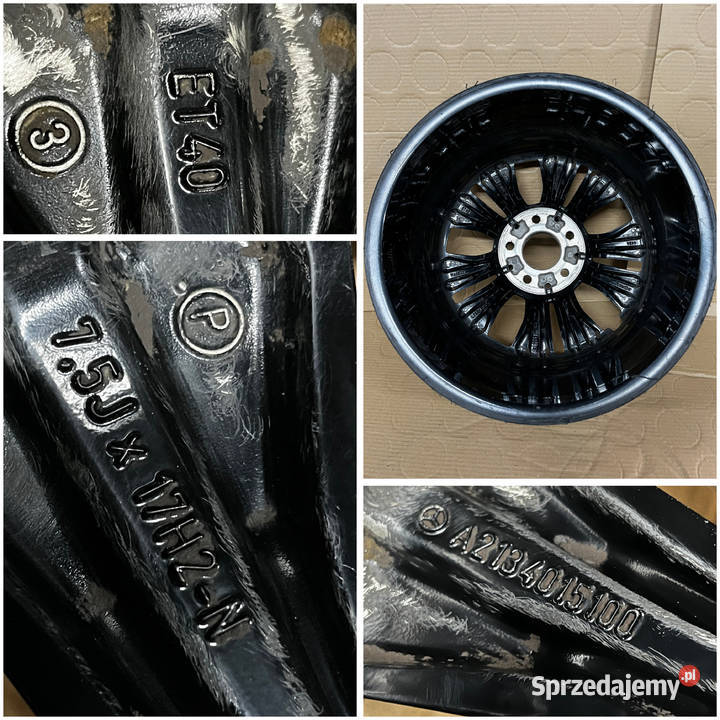 Felga Mercedes EKlasa W213 S213 75Jx17 ET40 Gostyń
