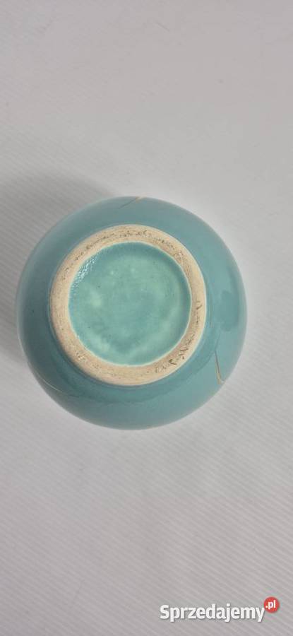 Komplet Wazonów Aurnbacher Majolika Vintage lubelskie