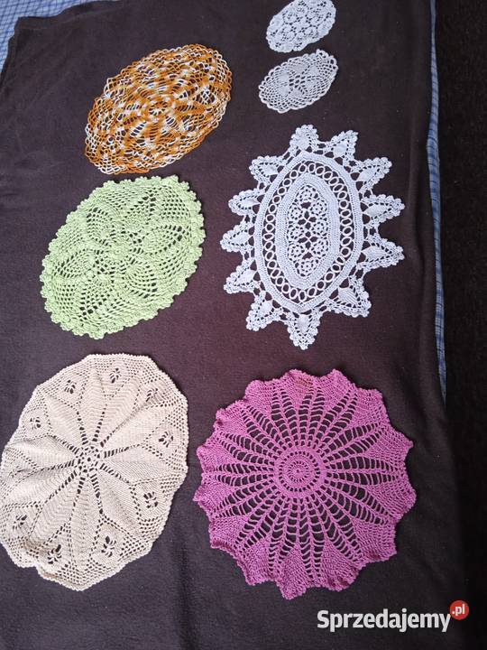 Serwetki szydełkowe ręcznie robione Serwety i serwetki Kraków