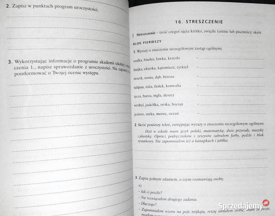 Potrafię napisać Ćwiczenia językowe uczniów klas Chełm