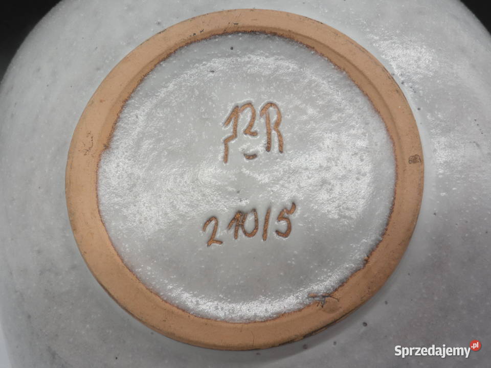 Ceramiczny Koszkoszyk z ręcznie malowanym Porcelana i szkło sprzedam