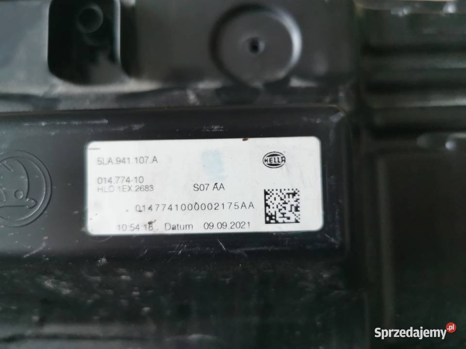 SKODA ENYAQ iV osłona chłodnicy 5LA941107A