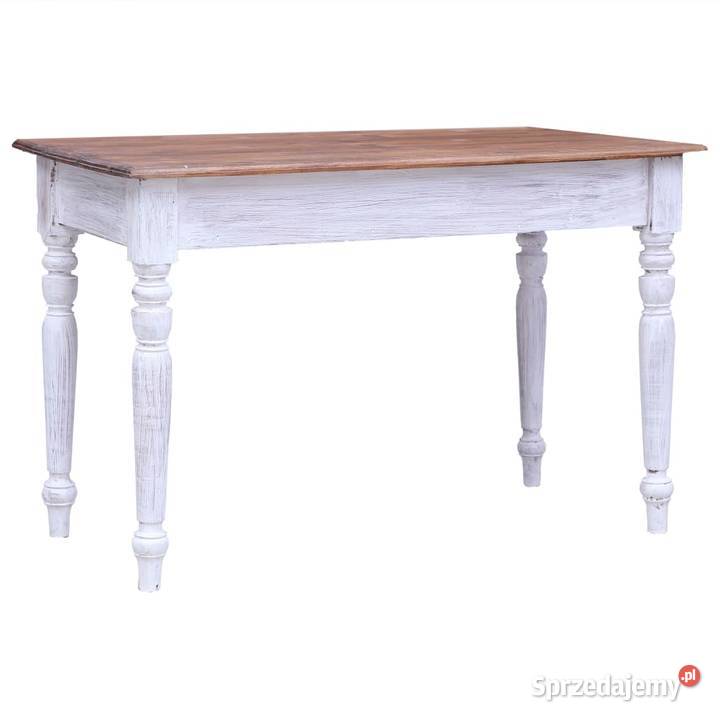 vidaXL Biurko z szufladami białe 117x57x75 Warszawa