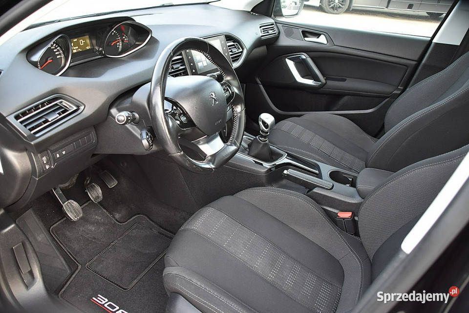 Peugeot 308 16Hdi 120 Led Navi Kamera Panorama czarny mazowieckie Nowe Kucice sprzedam