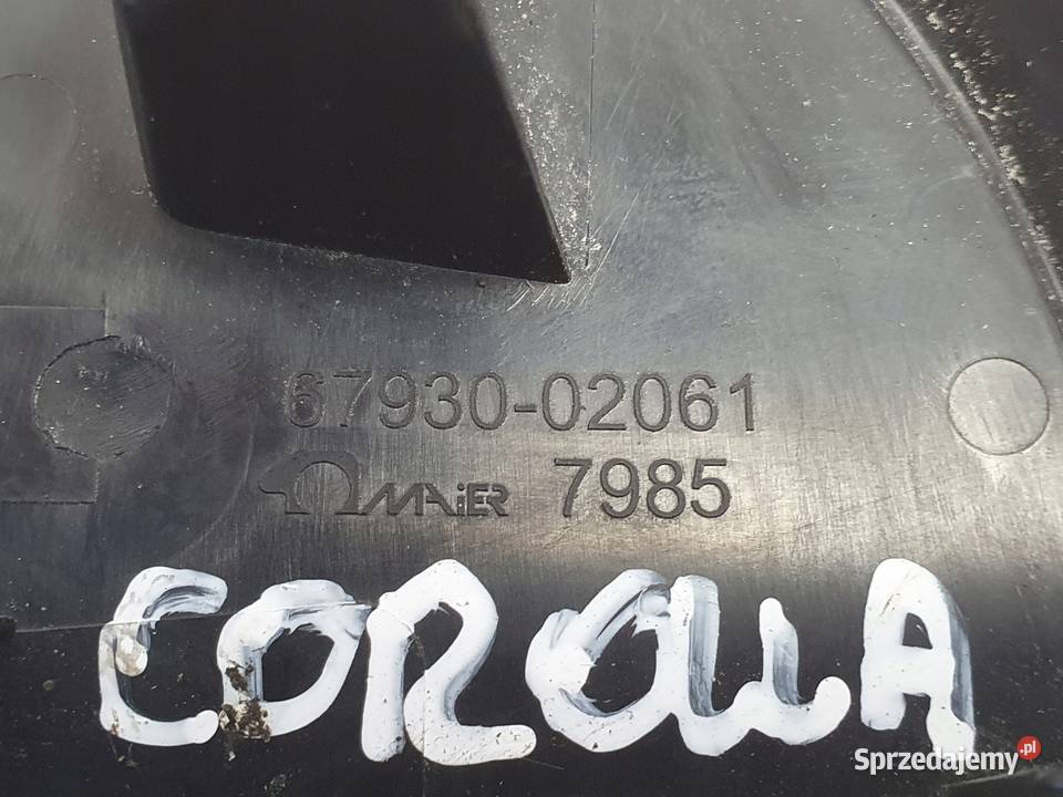 Toyota Corolla XII E21 hybrid ZNACZEK TYLNEJ osobowe Chełm