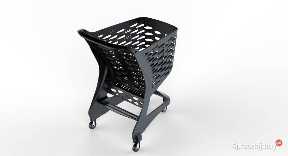 Wózek sklepowy MINI Eko Black 80l Barczewo
