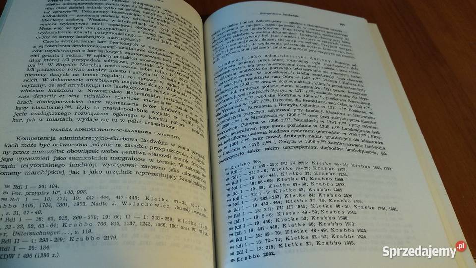 Geneza i ustrój polityczny Nowej Marchii do Książki naukowe i popularnonaukowe pomorskie Gdańsk sprzedam