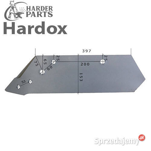 Lemiesz 14 300ha HARDOX 622141L części do pługa Suwałki