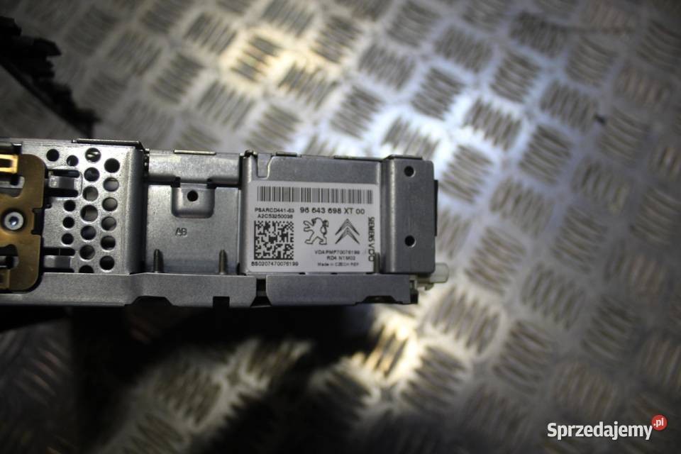 RADIO CITROEN C5 III X7 96643698XT osobowe wielkopolskie