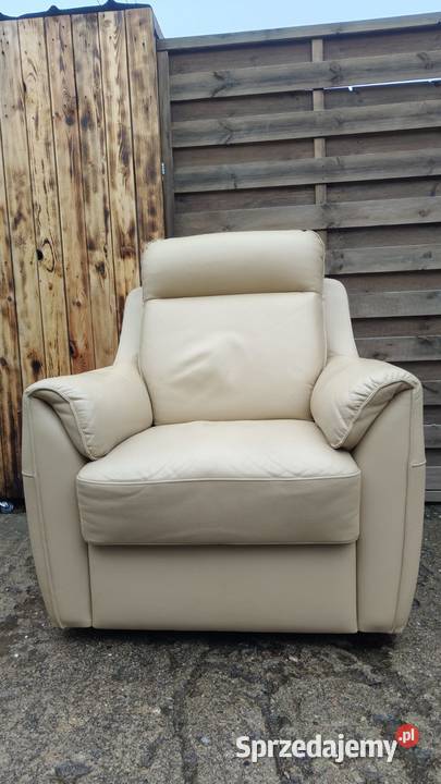 Fotel KLER Pavana skóra naturalna mazowieckie Warszawa