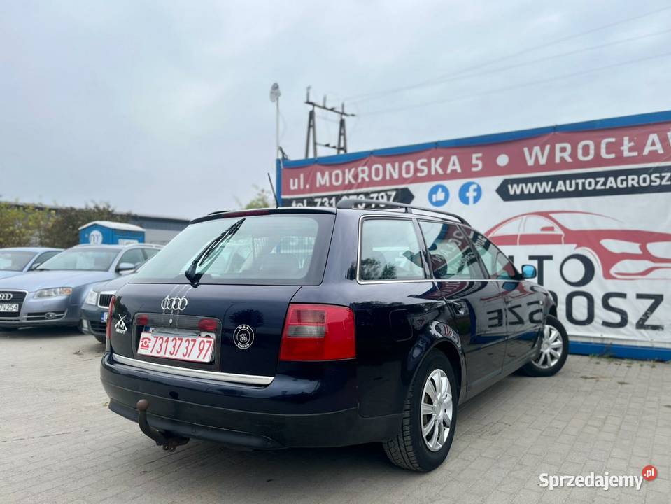 Audi A6 24 Benzyna Klima HAK Grzane benzyna dolnośląskie Wrocław sprzedam