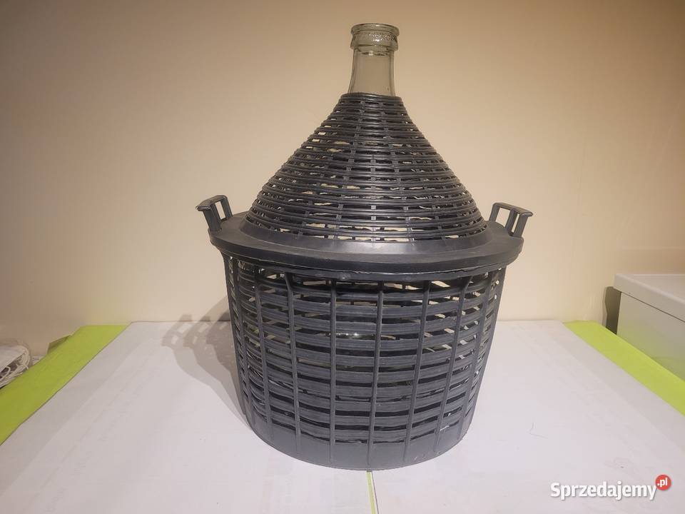 Gąsior balon 20L w koszu do wina nalewek mazowieckie Nadarzyn sprzedam