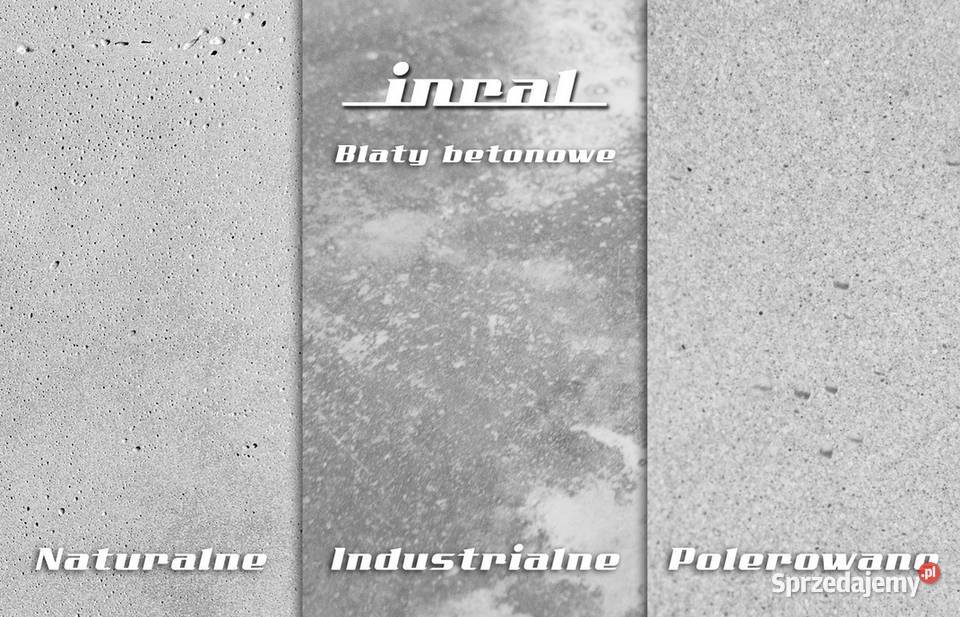 Betonowe biurko prawdziwy betonowy blat INRAL Lublin