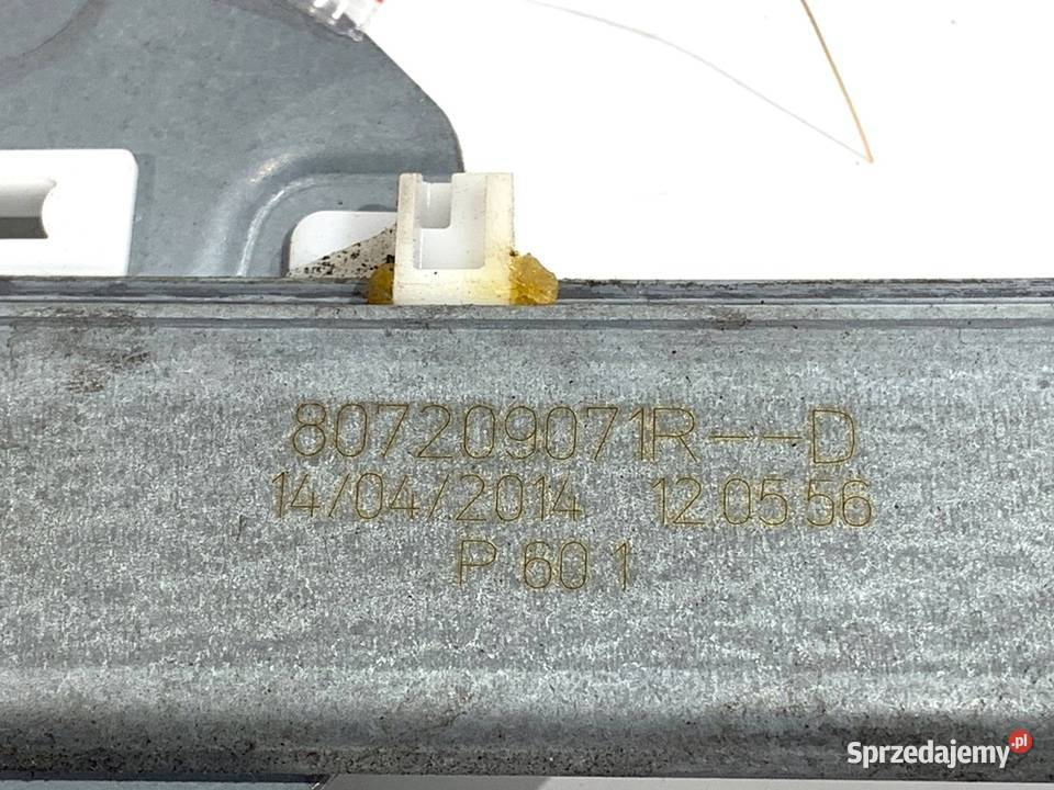 PODNOŚNIK SZYBY PRAWY PRZÓD DACIA DOKKER