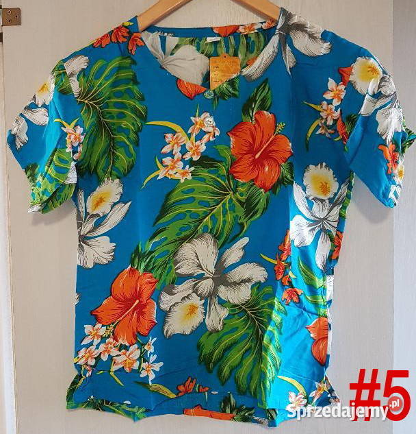 Tropikalny Koszula Plażowa z Bali Hippie Boho Kudowa-Zdrój