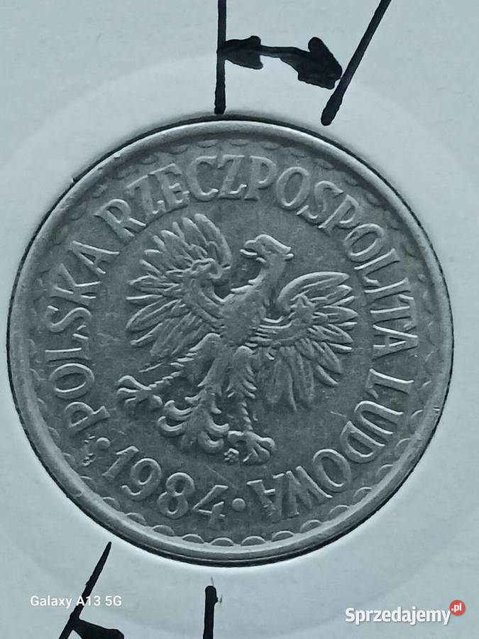 1 Złoty 1984 r Skrętka Numizmatyka Konin