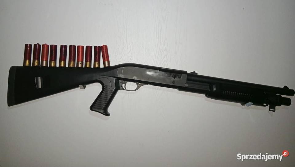 Replika ASG Shotgun cyma 360 Full Metal 10shels Czaniec
