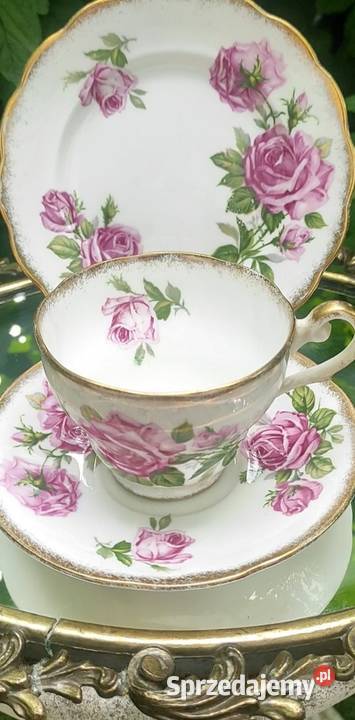 Porcelana zdobiona motywem róż Pabianice