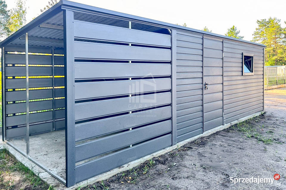 Schowek Domek ogrodowy 45x25m wiata 2m Drzwi