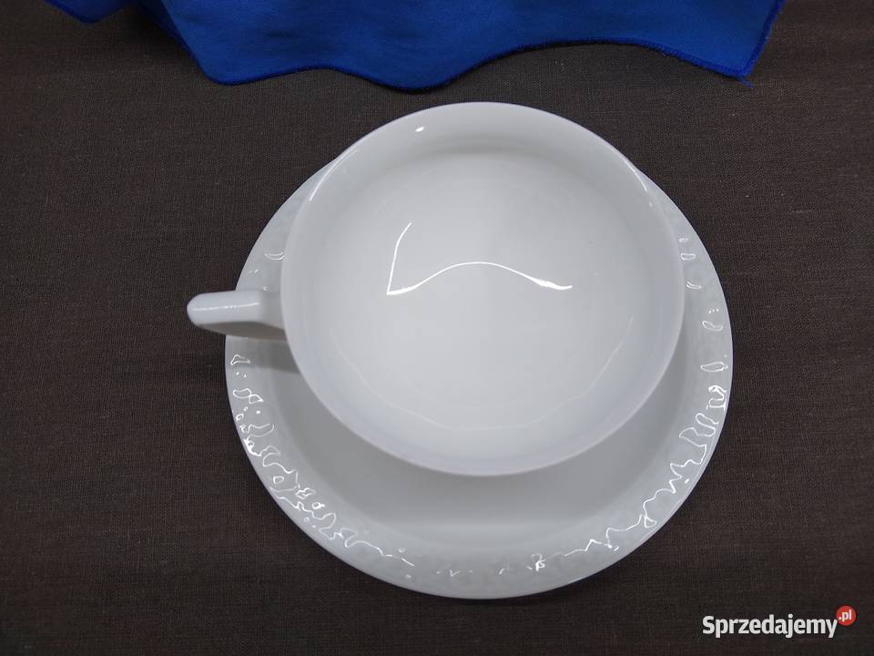 Filiżanka do herbaty Rosenthal Biała Maria Selb Kalisz