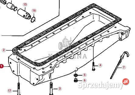 Massey Ferguson 3690 Miska Olejowa Silnika