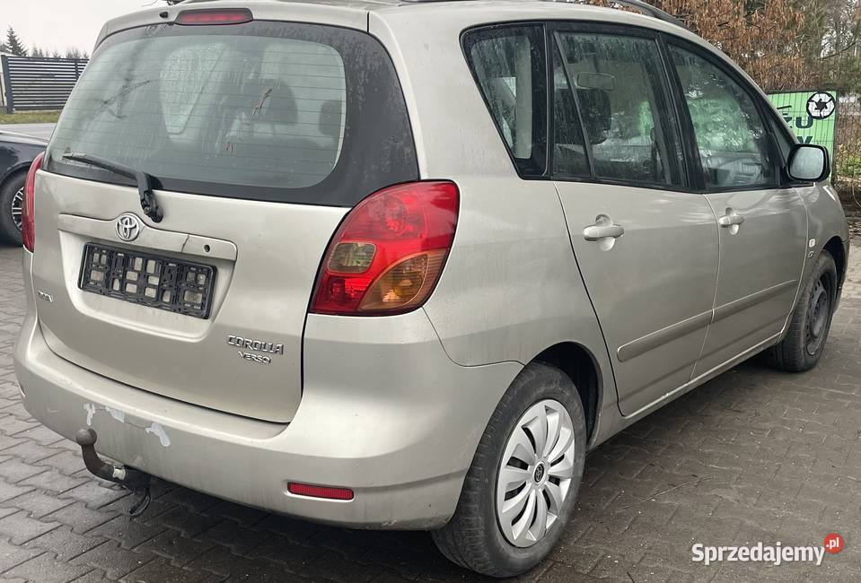 Toyota Corolla Verso I 20 D4D 90 kolor 1D9 NA łódzkie Piotrków Trybunalski