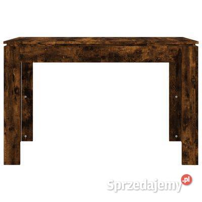 vidaXL Stół jadalniany przydymiony dąb 120x60x76