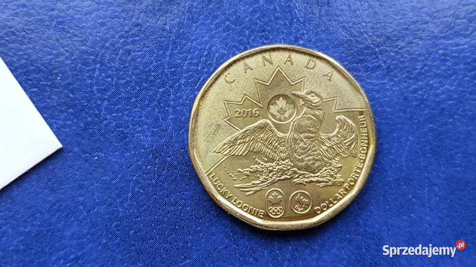 Stare monety 1 dolar 2016 Kanada podkarpackie Lesko