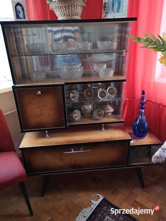 Vintage Komplet z Lat 50 Kanapa Stół 12 Krzesła Swarzędz