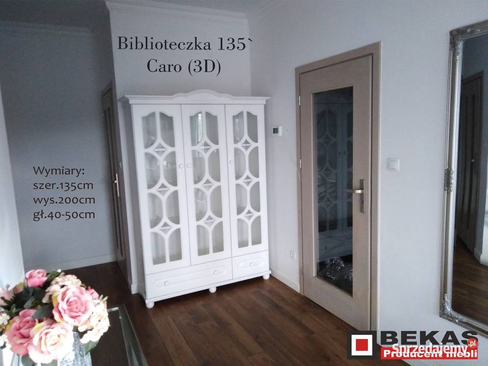 Biblioteczka 180 Caro Biały Dąb prowansalski Zawiercie