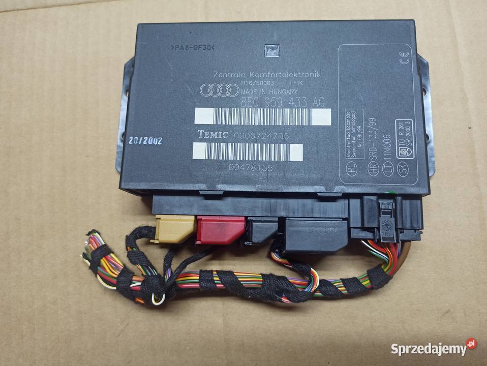 Audi A4 B6 Moduł komfortu 8E0959433AG Bolesławiec