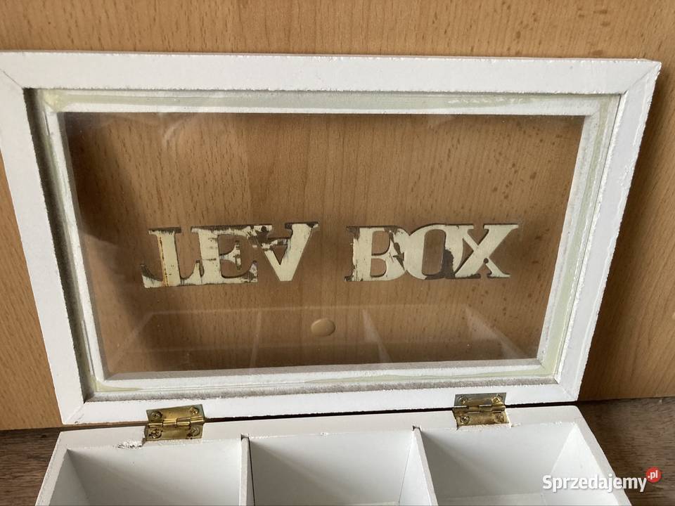 Pudełko organizer pojemnik na herbatę Pojemniki na żywność