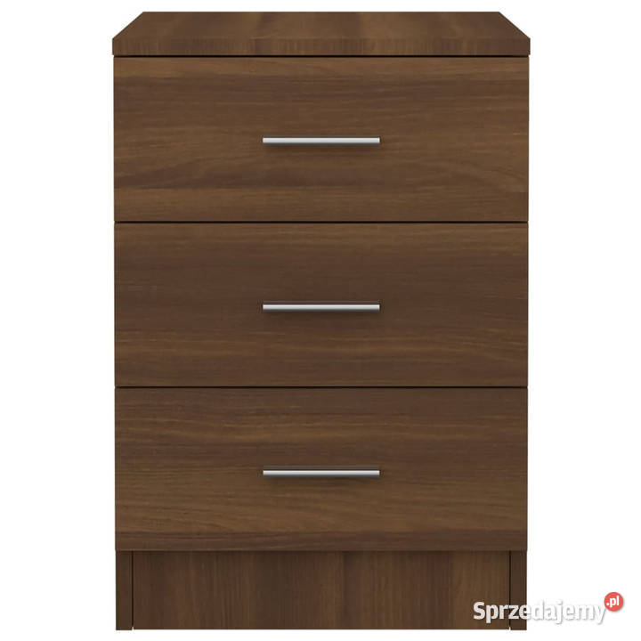 Szafki nocne 2 brązowy dąb 38x35x56 WM815326 Warszawa