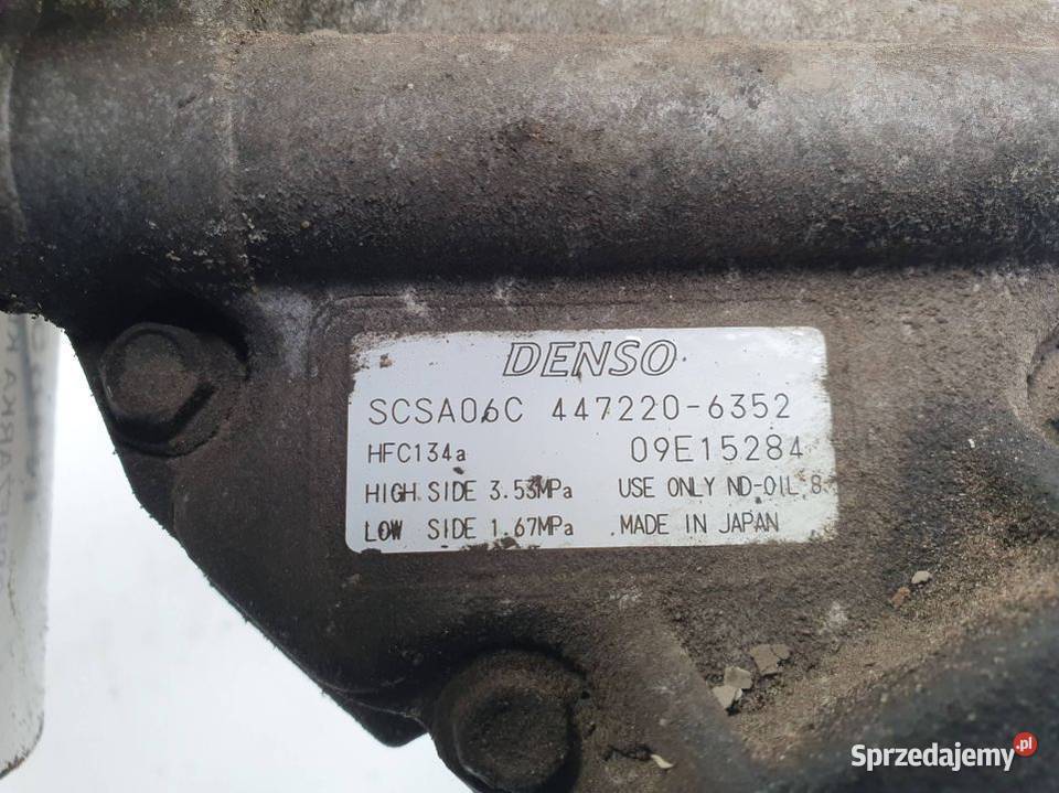 SPRĘŻARKA KLIMATYZACJI TOYOTA COROLLA VERSO osobowe Pozostałe Lipno