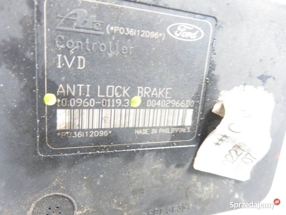 POMPA ABS FORD FOCUS MK2 10096001193 3M512B373AA Układ ABS i ESP sprzedam