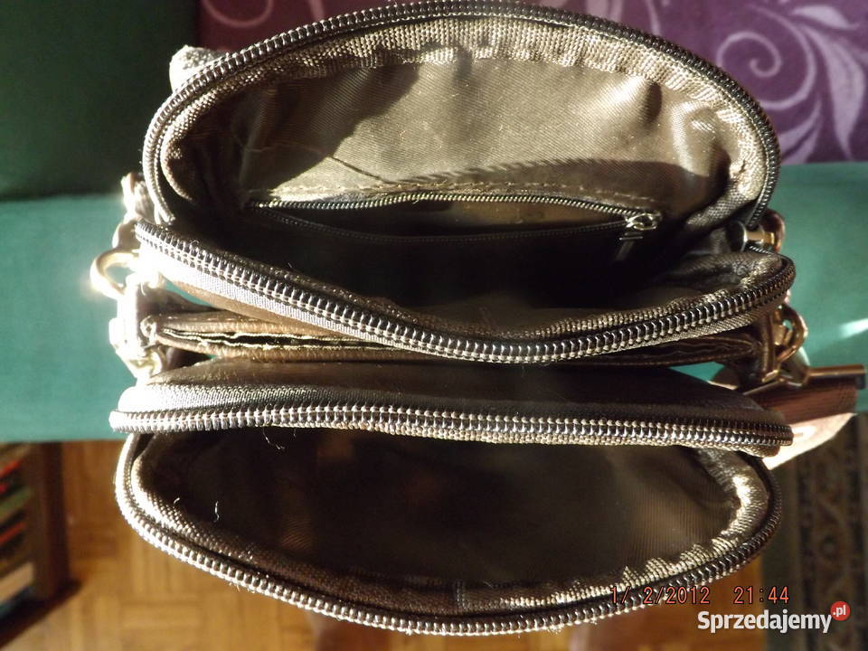 Torba listonoszkaf skórzana brązowanowa Uniseks Warszawa