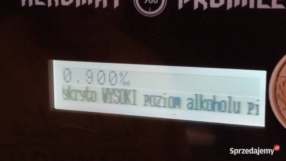 Alkomat Promiler AL4000V wielkopolskie Śrem