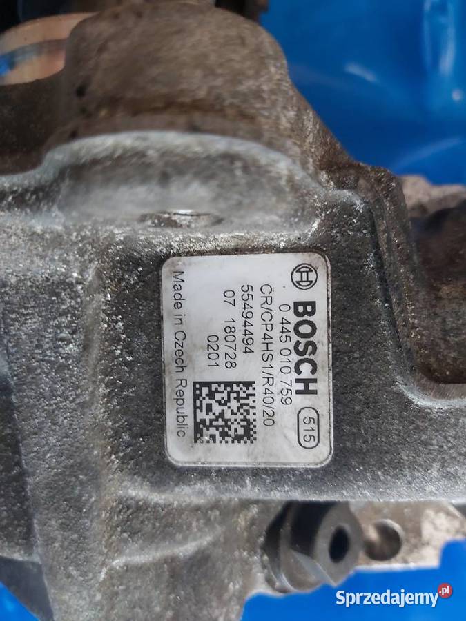 Pompa wysokiego ciśnienia Opel B20DTH 55494494 osobowe Bydgoszcz