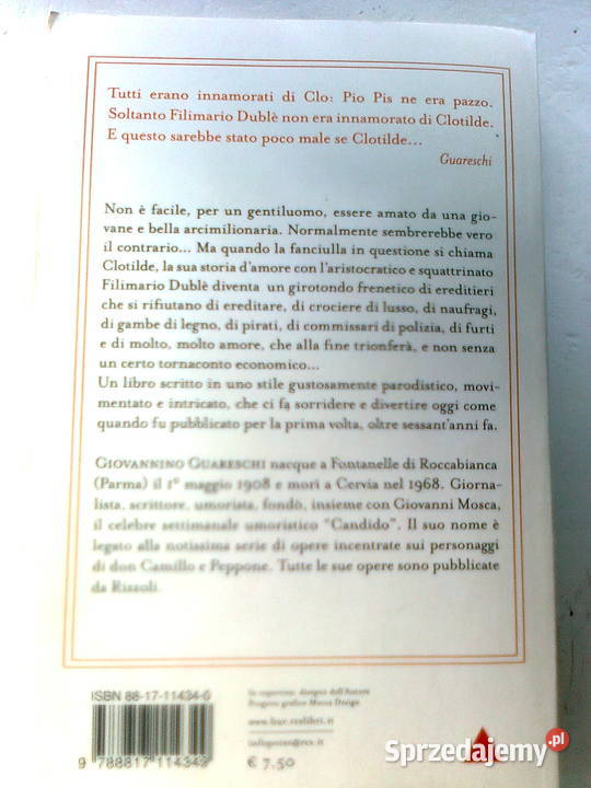 Giovannino GuareschiIl destino si ciama Clotilde mazowieckie Warszawa