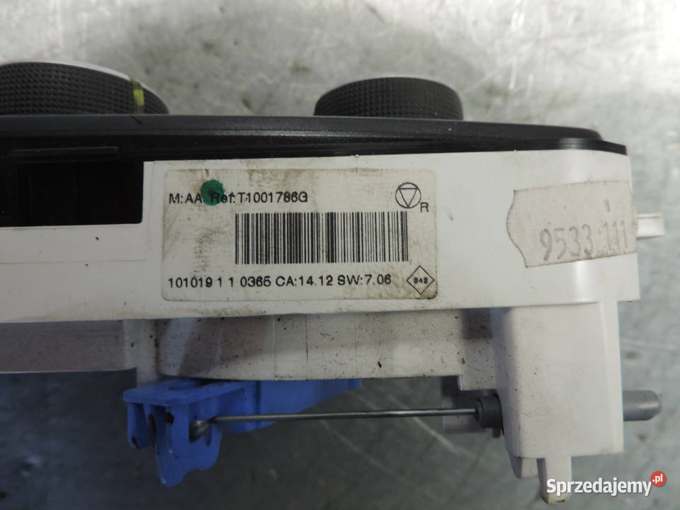RENAULT MEGANE III SCENIC III PANEL NAWIEWU
