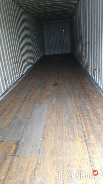 Kontener morski magazyn 45HCPW 33 europalety Gdańsk