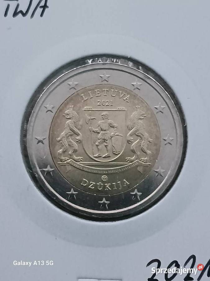 2 Euro Litwa 2021 r Dżukija mennicze Konin sprzedam